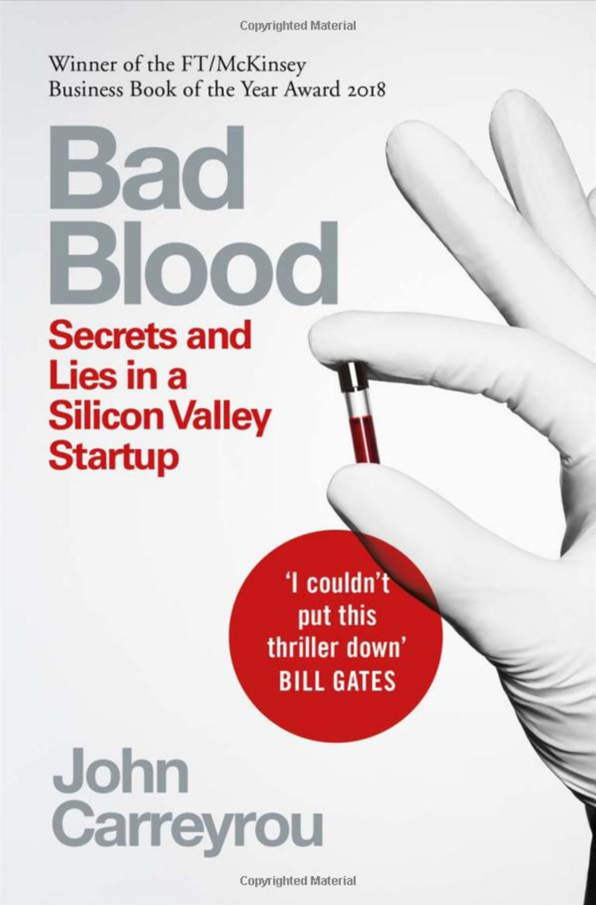 Bad Blood: Secrets and Lies in a Silicon Valley Startup